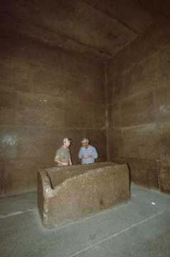 egypt pyramid chamber inside kings hans mystery tomb hawass assistant dr gantenbrink